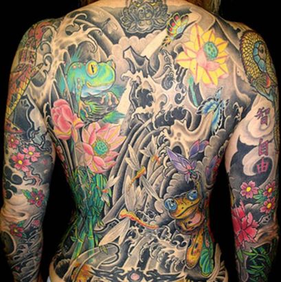 Japanese Tattoo On Back Tattoo